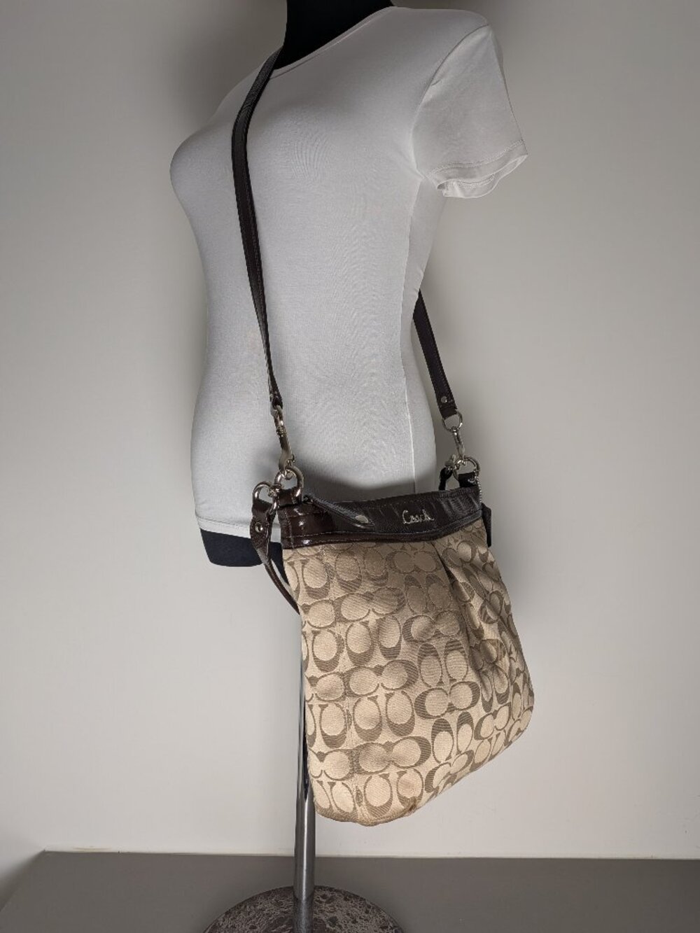 Coach Women's Canvas Crossbody Shoulder Bag